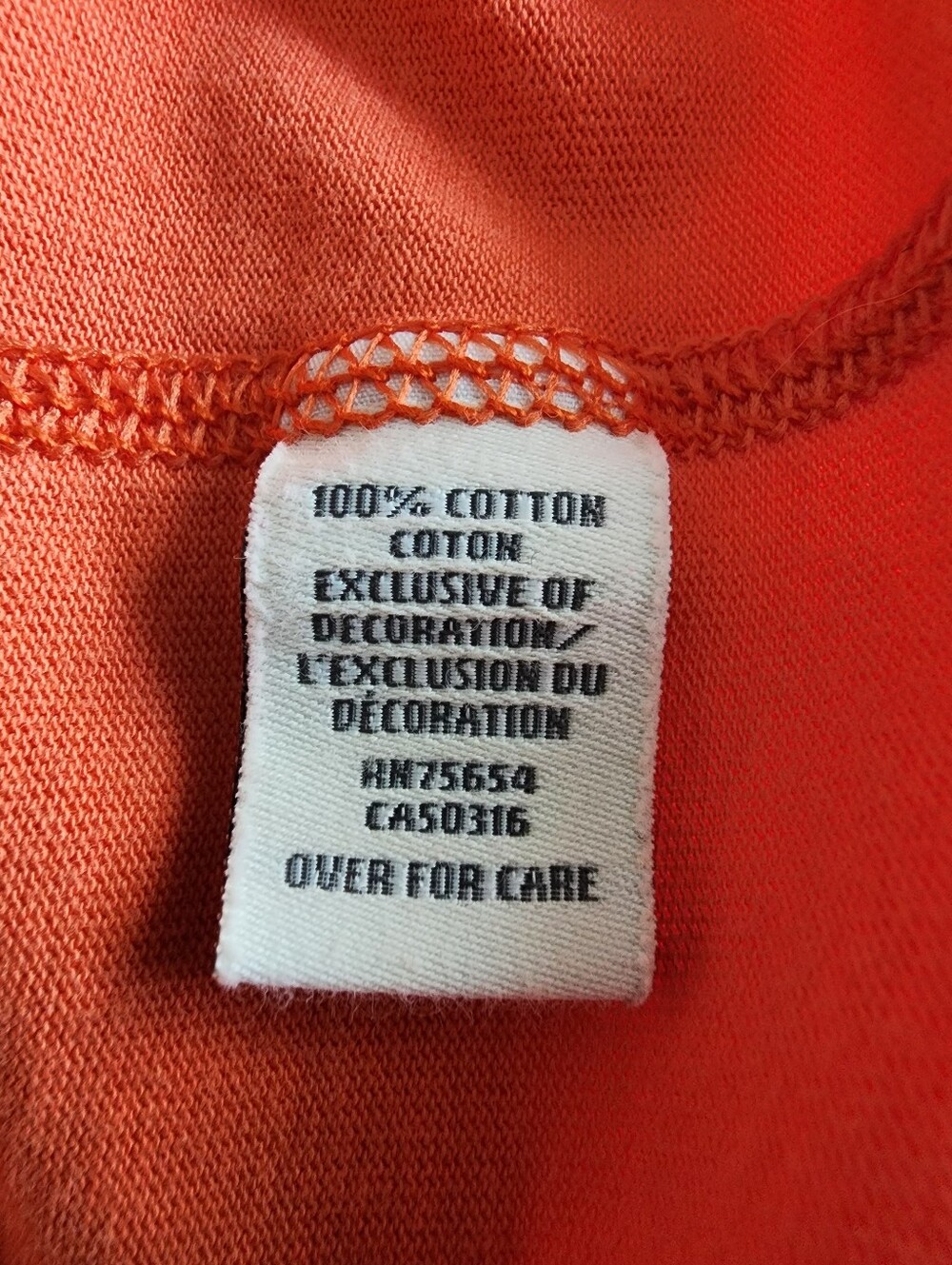 Abercrombie & Fitch Orange Cotton Long Sleeve Sweat Shirt SZ Large - Picture 5 of 8